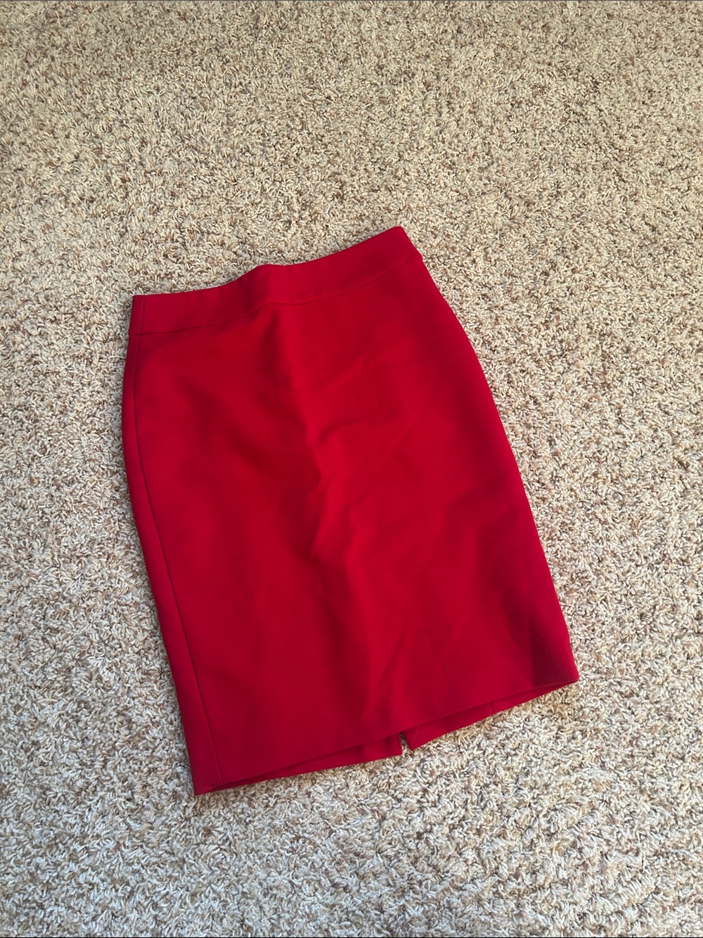 Ann Taylor Red Pencil Skirt - Classic Sheath